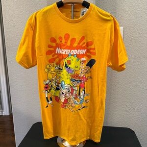 Nickelodeon Cartoon Characters T Shirt Adult Unisex Size M NWT